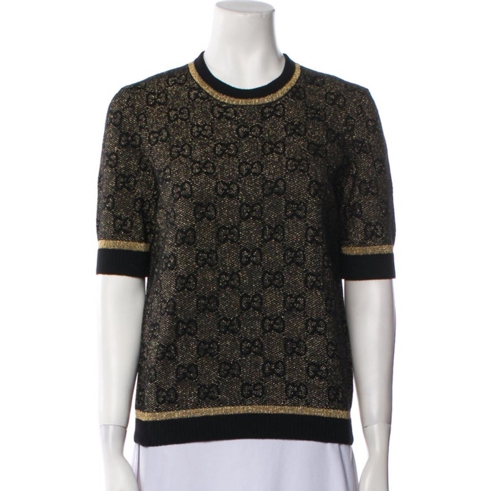 Gucci Black and Gold women's Sweater